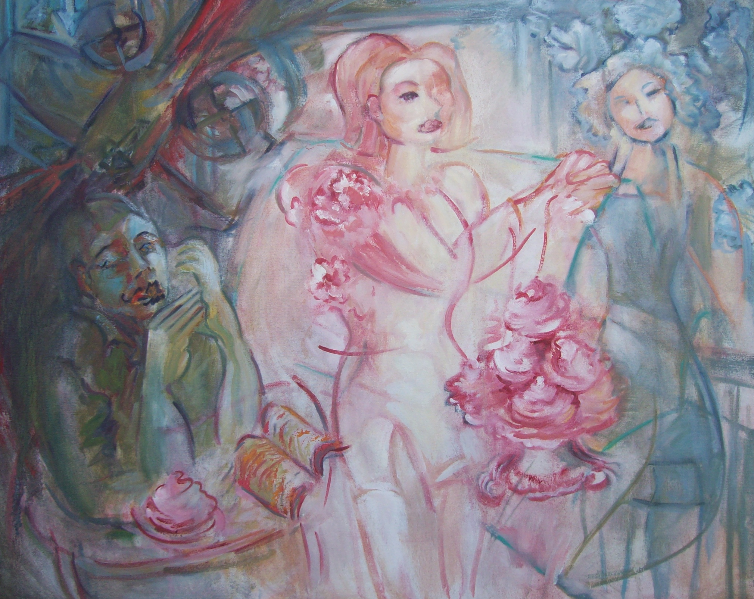 The Orator and the Meringue, painting by Philomena Harmsworth